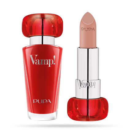 PUPA ROSSETTO LUMINOSO VOLUMIZZANTE VAMP! 100 Sicula Cosmetics SRL