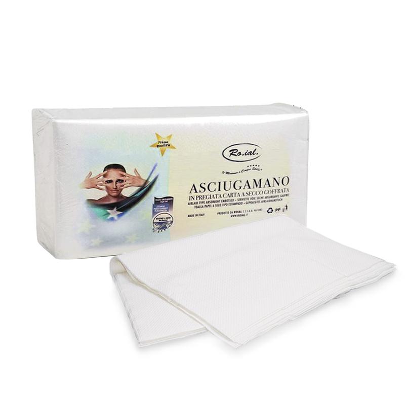 ROIAL ASCIUGAMANO 35X67 GOFFRATO 60PZ     ASC2176 Sicula Cosmetics SRL