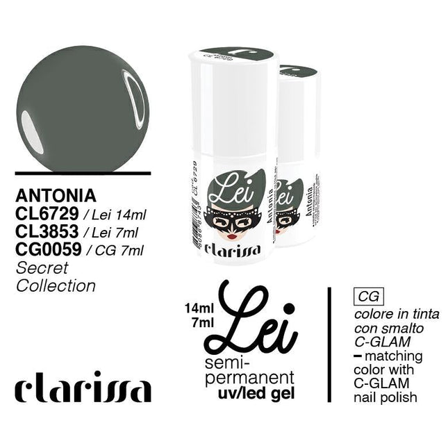 CLARISSA SMALTO SEMIPERMANENTE LEI ANTONIA 7ML     CL 3853 Sicula Cosmetics SRL