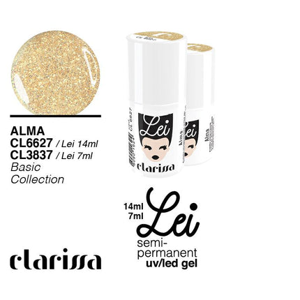 CLARISSA SMALTO SEMIPERMANENTE LEI ALMA 7ML     CL 3837 Sicula Cosmetics SRL