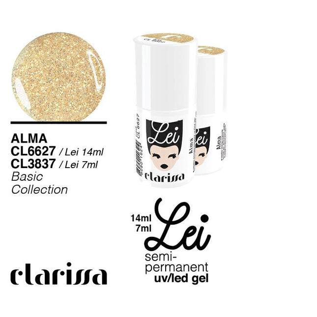 CLARISSA SMALTO SEMIPERMANENTE LEI ALMA 7ML     CL 3837 Sicula Cosmetics SRL