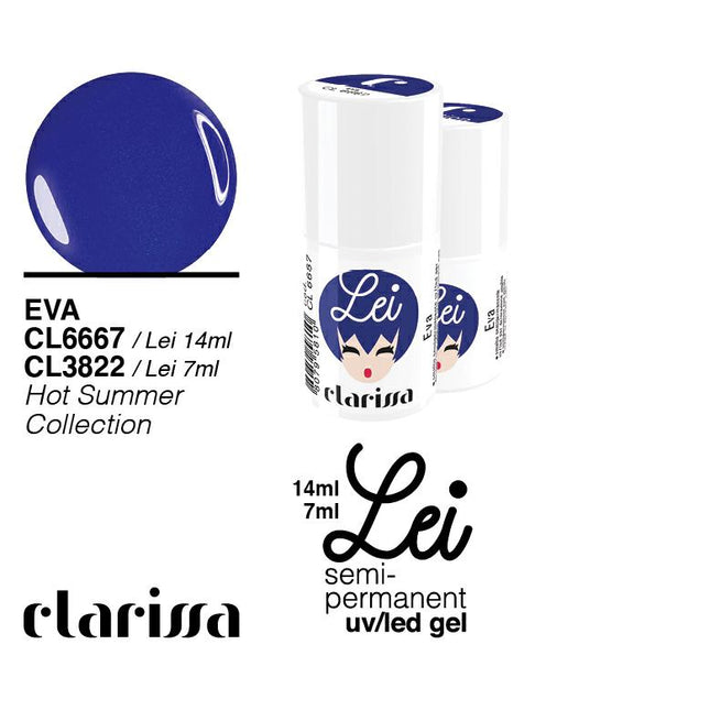 CLARISSA SMALTO SEMIPERMANENTE LEI EVA 7ML     CL 3822 Sicula Cosmetics SRL