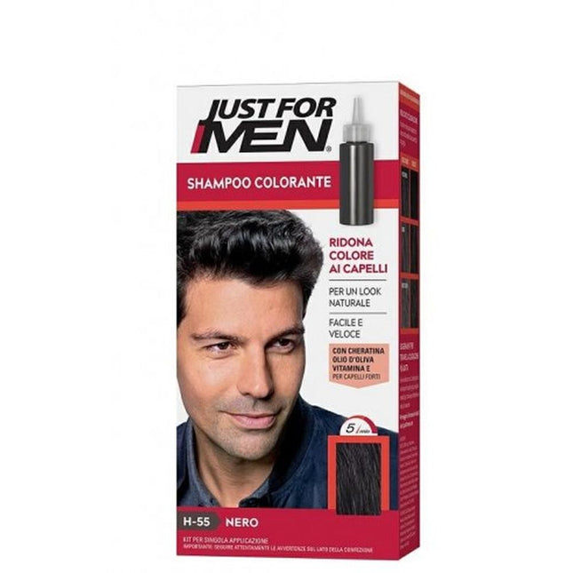 JUST FOR MEN SHAMPOO COL. NERO Sicula Cosmetics SRL