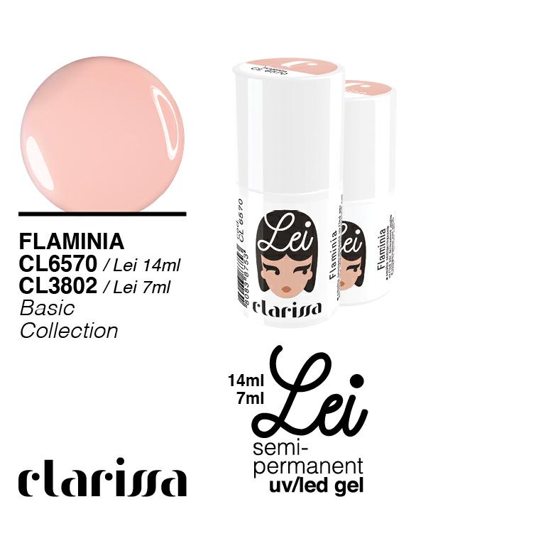 CLARISSA SMALTO SEMIPERMANENTE LEI FLAMINIA 7ML  CL 3802 Sicula Cosmetics SRL