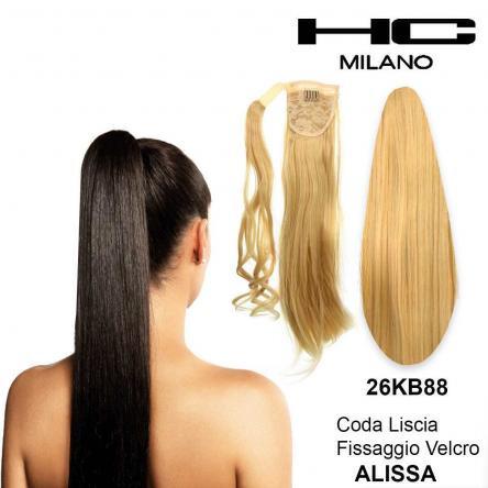 HC MILANO CODA ALISSA FIBRA SINTETICA LISCIA CON VELCRO Sicula Cosmetics SRL