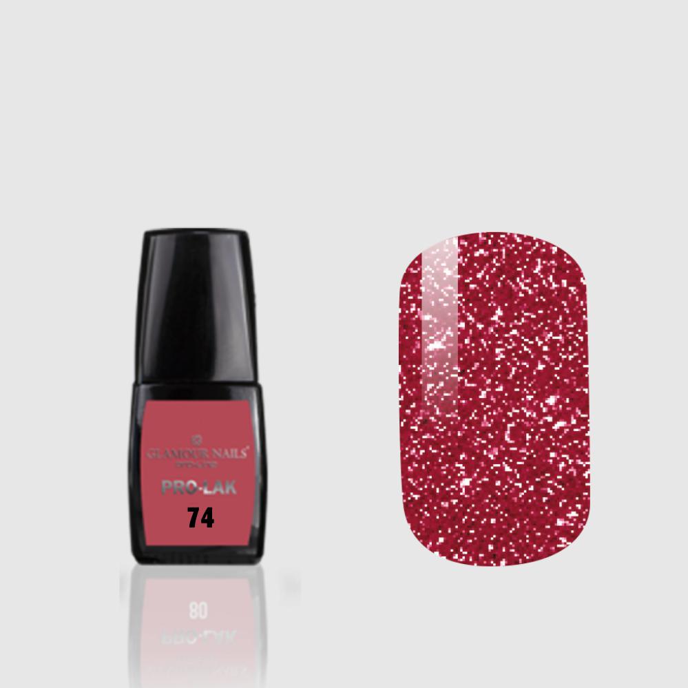 GLAMOUR NAILS PRO LAK SMALTO SEMIPERMANENTE 74 10ML Sicula Cosmetics SRL