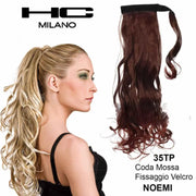 HC MILANO CODA NOEMI FIBRA SINTETICA MOSSA CON VELCRO.