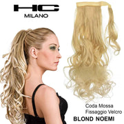 HC MILANO CODA NOEMI FIBRA SINTETICA MOSSA CON VELCRO.