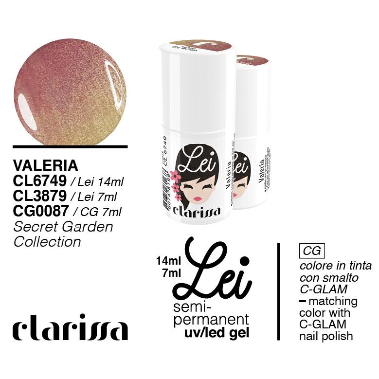 CLARISSA SMALTO SEMIPERMANENTE LEI VALERIA 7ML CL 3879 Sicula Cosmetics SRL