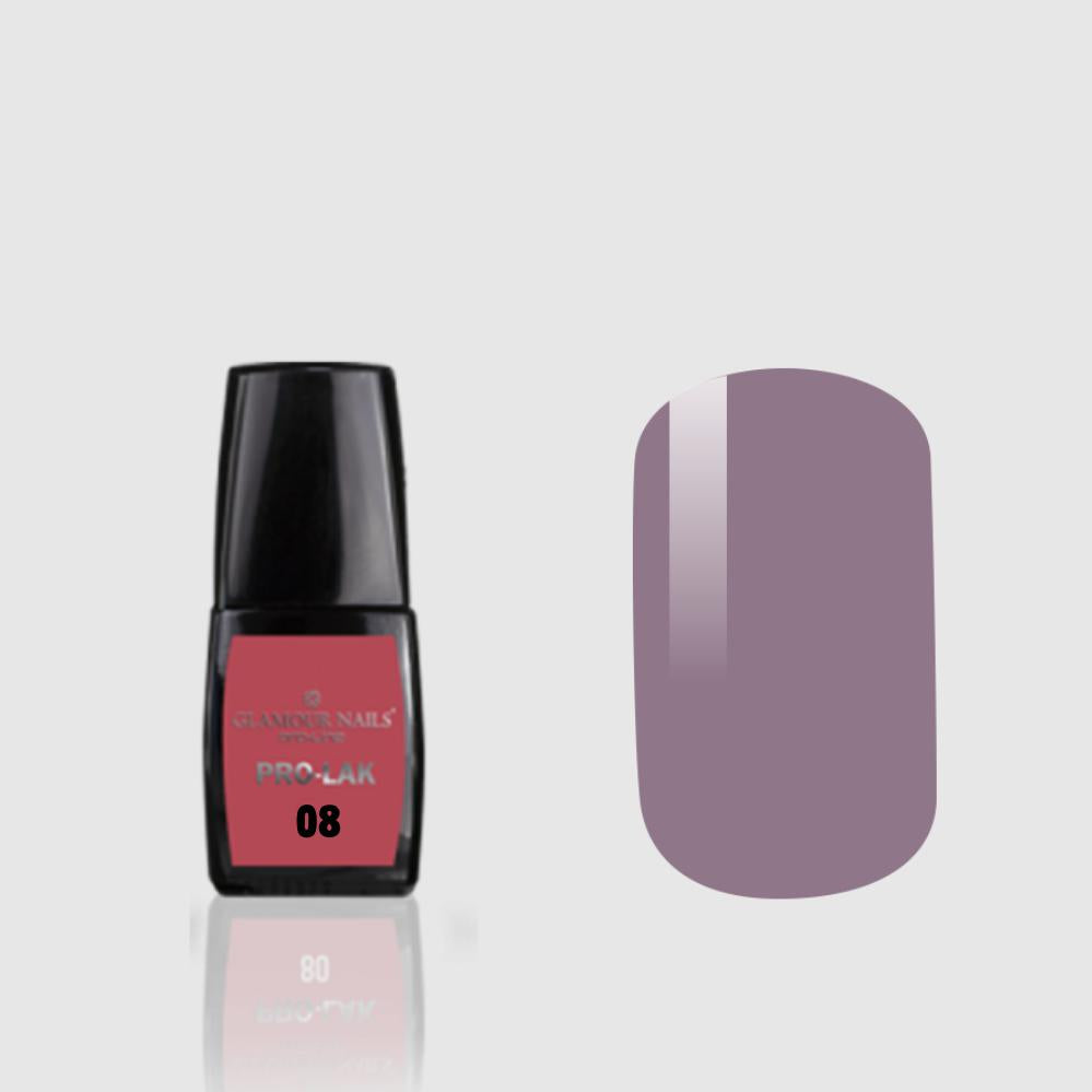 GLAMOUR NAILS PRO LAK SMALTO SEMIPERMANENTE 08 10ML Sicula Cosmetics SRL