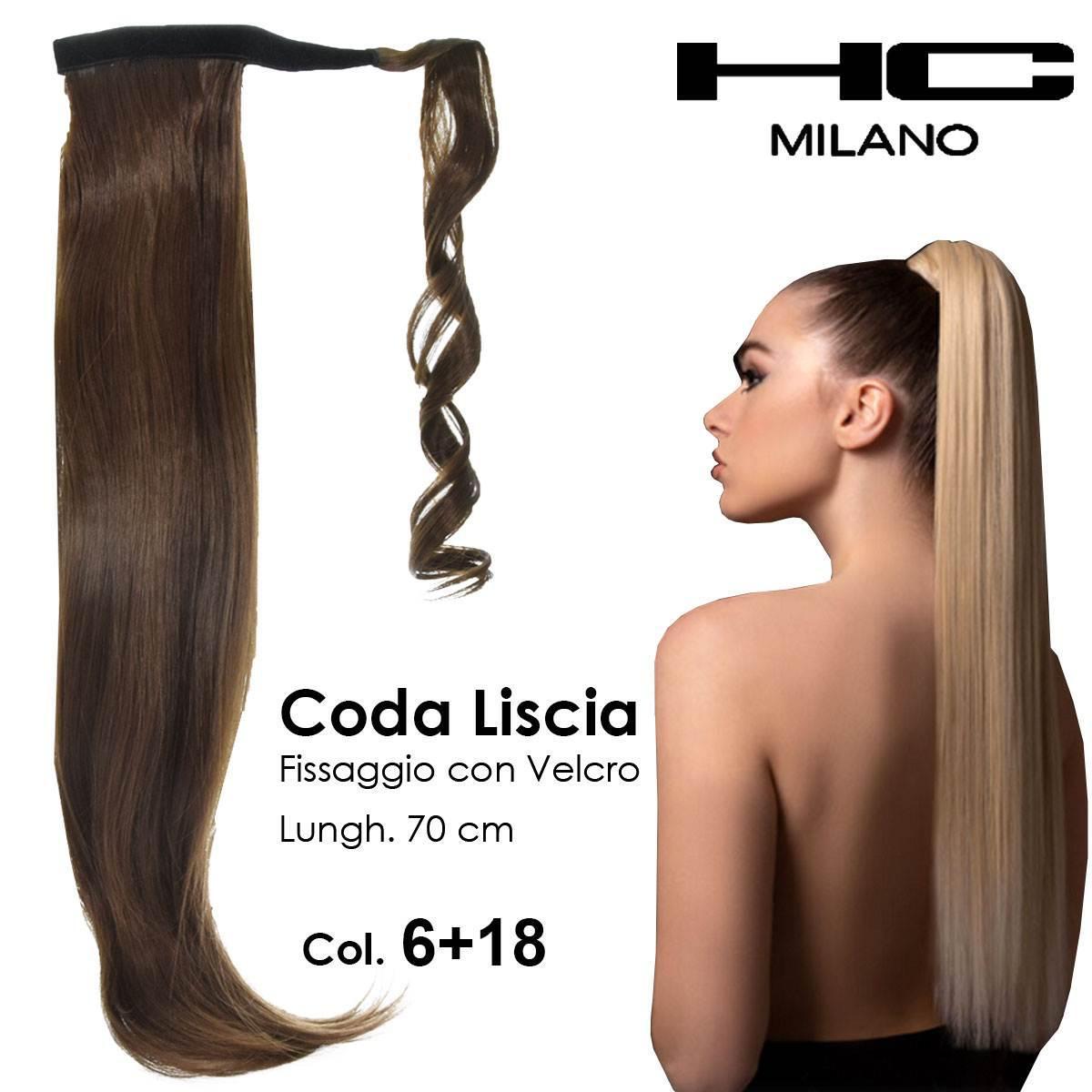HC MILANO CODA EMILIA FIBRA SINTETICA LISCIA CON VELCRO Sicula Cosmetics SRL
