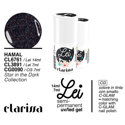 CLARISSA SMALTO SEMIPERMANENTE LEI HAMAL 7ML   CL 3891 Sicula Cosmetics SRL