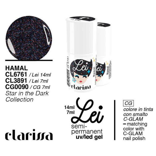 CLARISSA SMALTO SEMIPERMANENTE LEI HAMAL 7ML   CL 3891 Sicula Cosmetics SRL