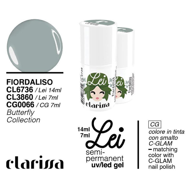 CLARISSA SMALTO SEMIPERMANENTE LEI FIORDALISIO 7ML     CL 3860 Sicula Cosmetics SRL