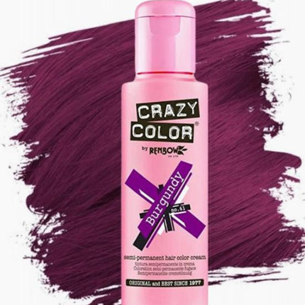 CRAZY COLOR 61 BURGUNDY 100ml Sicula Cosmetics SRL