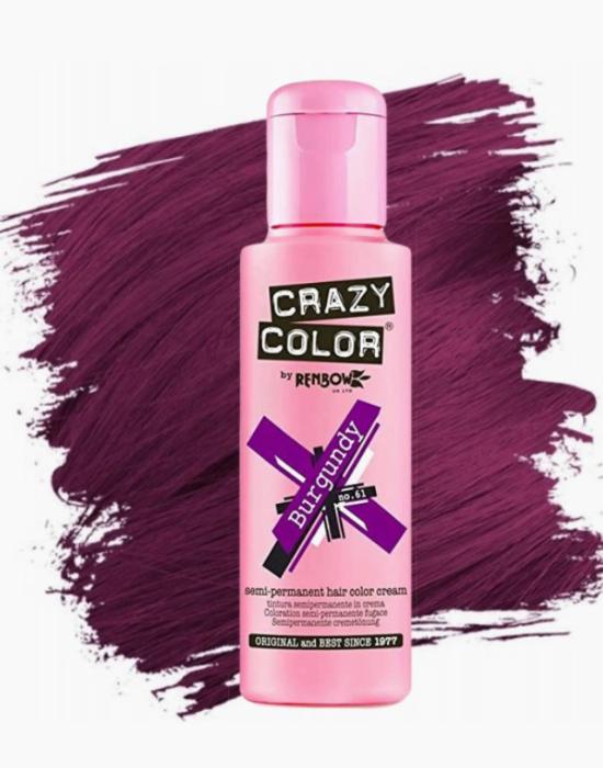 CRAZY COLOR 61 BURGUNDY 100ml Sicula Cosmetics SRL