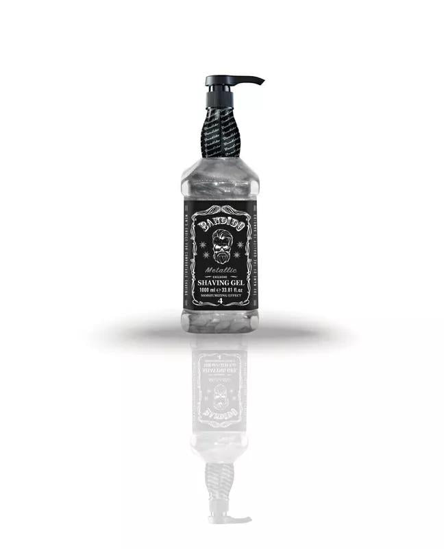 BANDIDO SHAVING GEL METALLIC SILVER 1000ML Sicula Cosmetics SRL