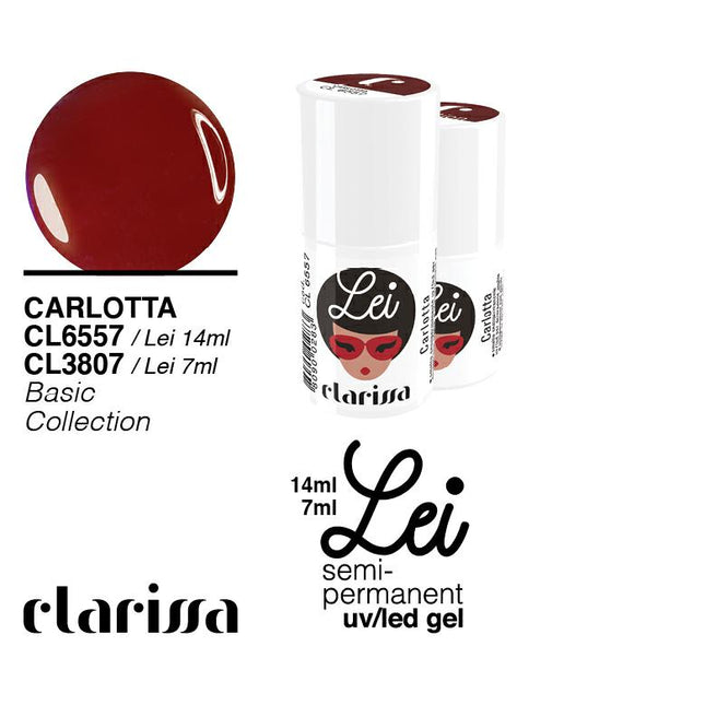 CLARISSA SMALTO SEMIPERMANENTE LEI CARLOTTA 7ML     CL 3807 Sicula Cosmetics SRL