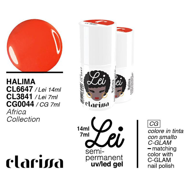 CLARISSA SMALTO SEMIPERMANENTE LEI HALIMA 7ML     CL 3841 Sicula Cosmetics SRL
