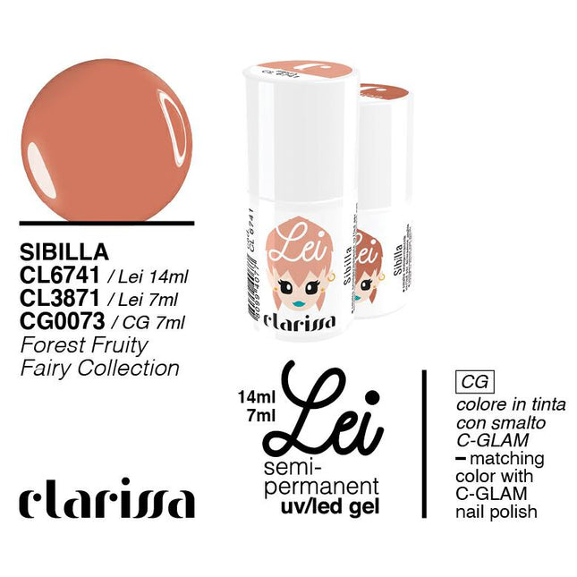 CLARISSA SMALTO SEMIPERMANENTE LEI SIBILLA 7ML     CL 3871 Sicula Cosmetics SRL