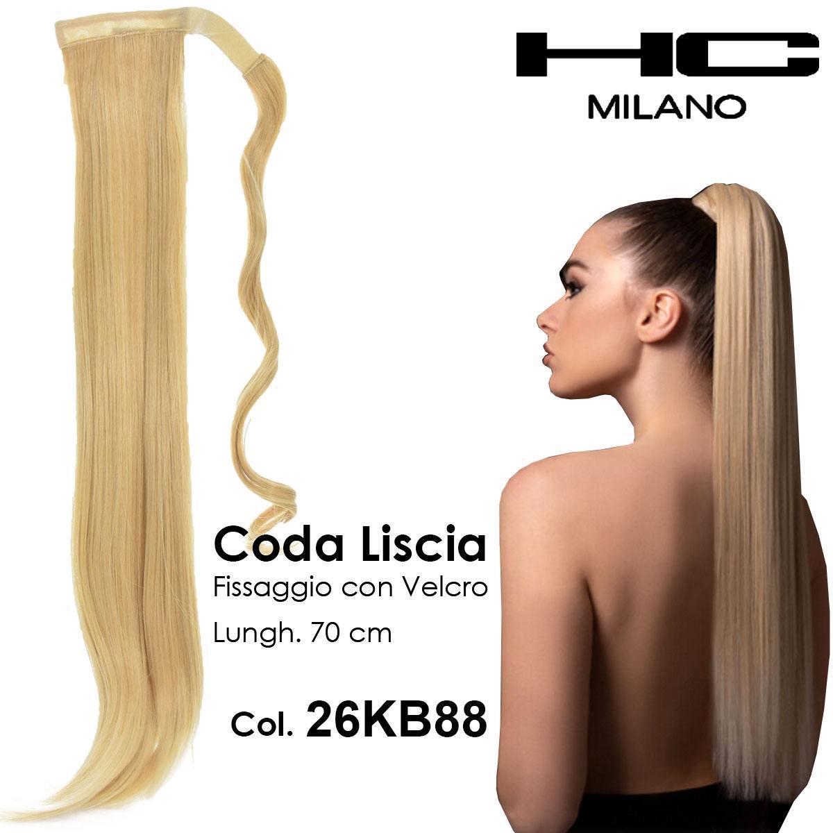 HC MILANO CODA EMILIA FIBRA SINTETICA LISCIA CON VELCRO Sicula Cosmetics SRL