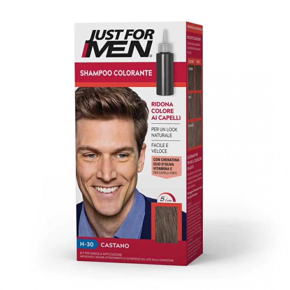 JUST FOR MEN SHAMPOO COL. CASTANO Sicula Cosmetics SRL