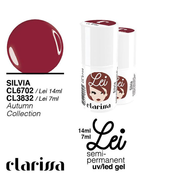 CLARISSA SMALTO SEMIPERMANENTE LEI SILVIA 7ML     CL 3832 Sicula Cosmetics SRL