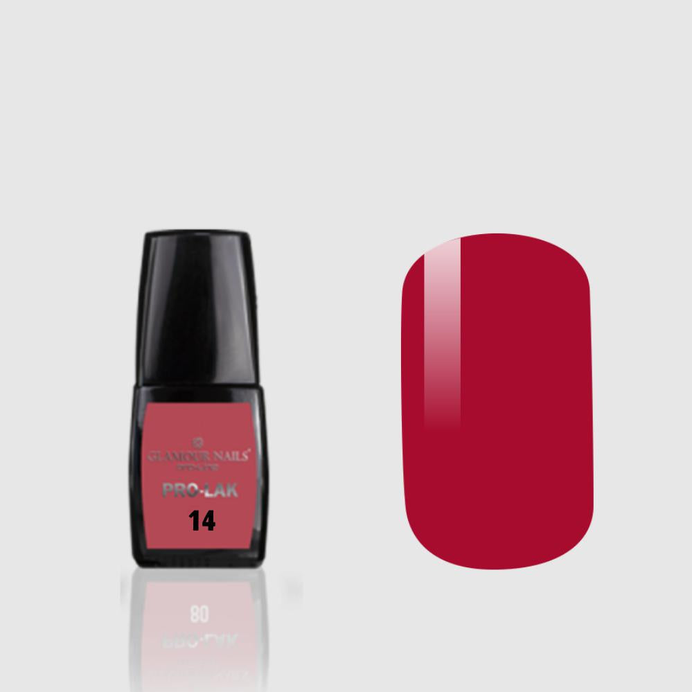 GLAMOUR NAILS PRO LAK SMALTO SEMIPERMANENTE 14 10ML Sicula Cosmetics SRL