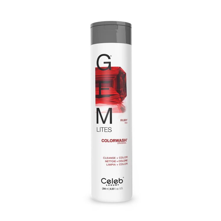 GEM LITES COLORWASH RUBY 244ml Sicula Cosmetics SRL