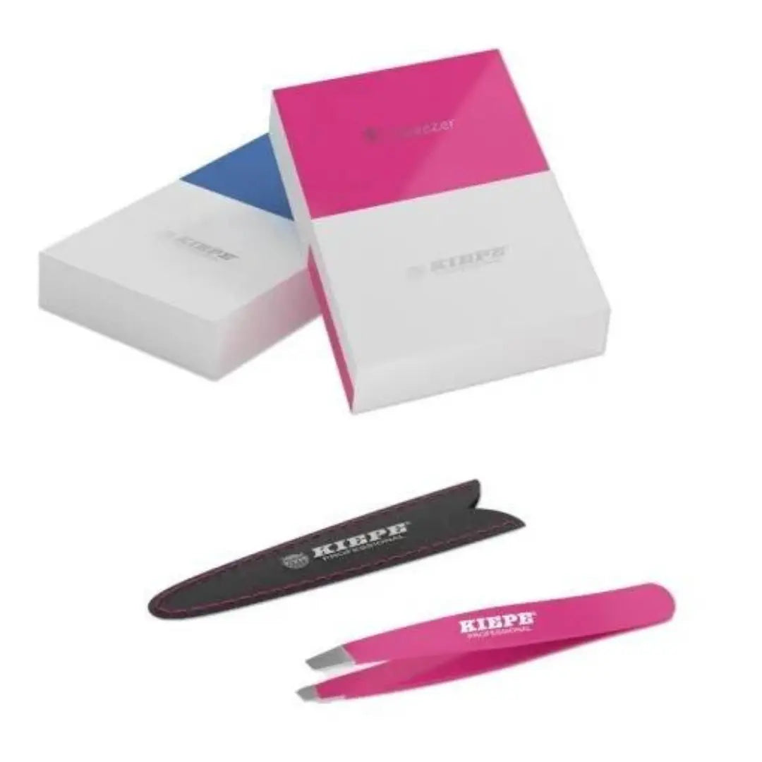 KIEPE PINZETTE COLORATE PUNTA OBBLIQUA.