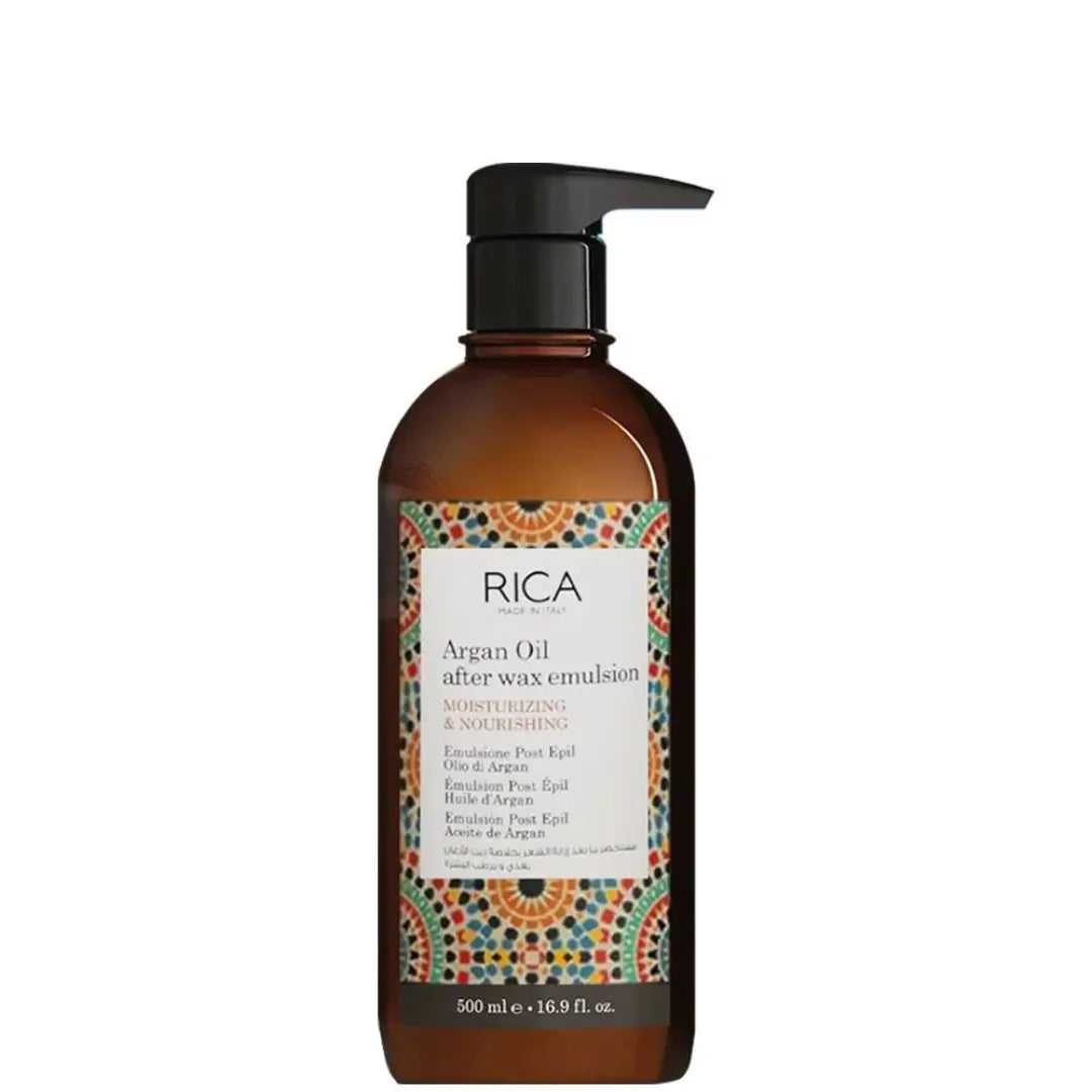 RICA EMULSIONE POST-EPIL ALL'OLIO DI ARGAN 500ML.