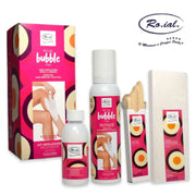 ROIAL KIT DEPIL.A FREDDO BUBBLE WAX BURRO DI KARITE'.
