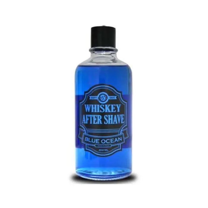 WHISKEY HAPPY HOUR DOPO BARBA BLU OCEAN 400ML.