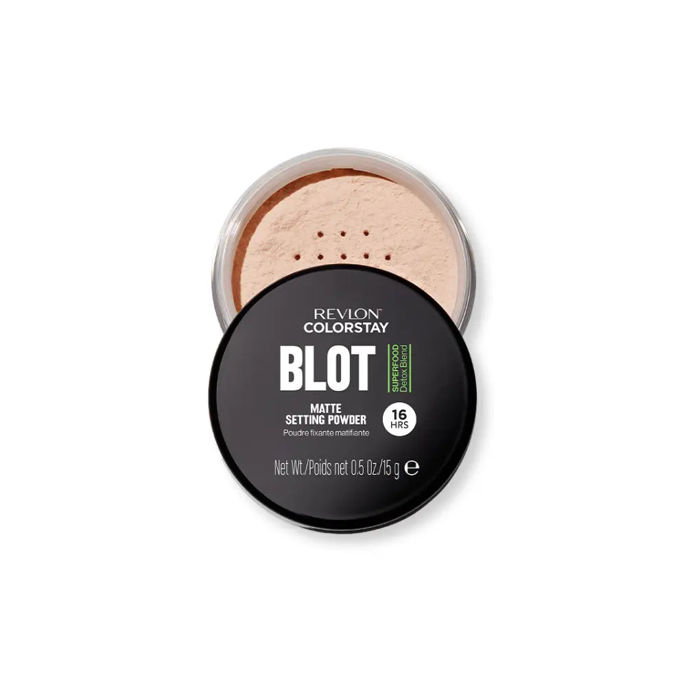 REVLON COLORSTAY BLOT MATTE SETTING POWDER.