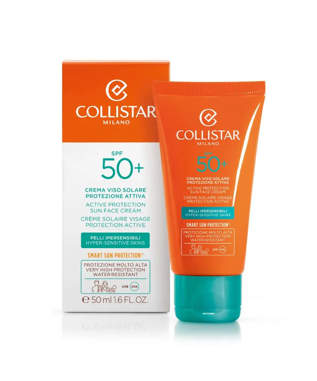 COLLISTAR CREMA VISO SOLARE SPF50+.