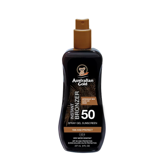 AUSTRALIAN GOLD SPRAY GEL BRONZER SPF50 237ML