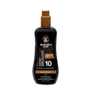 AUSTRALIAN GOLD SPRAY GEL W/BRONZER SPF10 237ML.