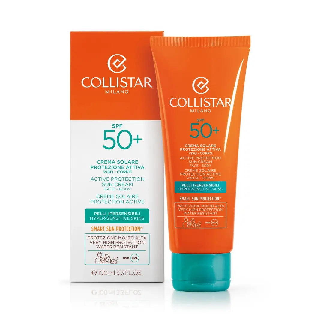 COLLISTAR CREMA SOLARE PROTEZIONE ATTIVA SPF50+ 100ML.