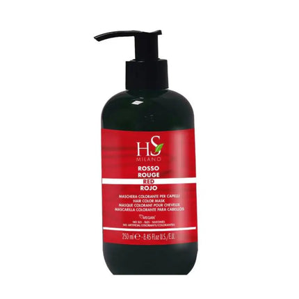 HS MILANO MASCHERA COLORANTE PER CAPELLI ROSSO 250ML.