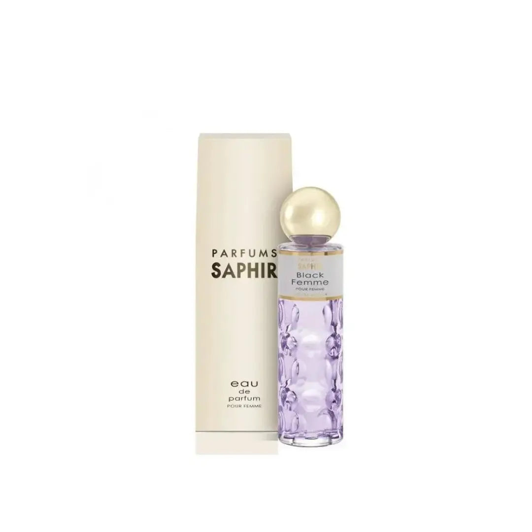 SAPHIR BLACK FEMME POUR FEMME 200ML.