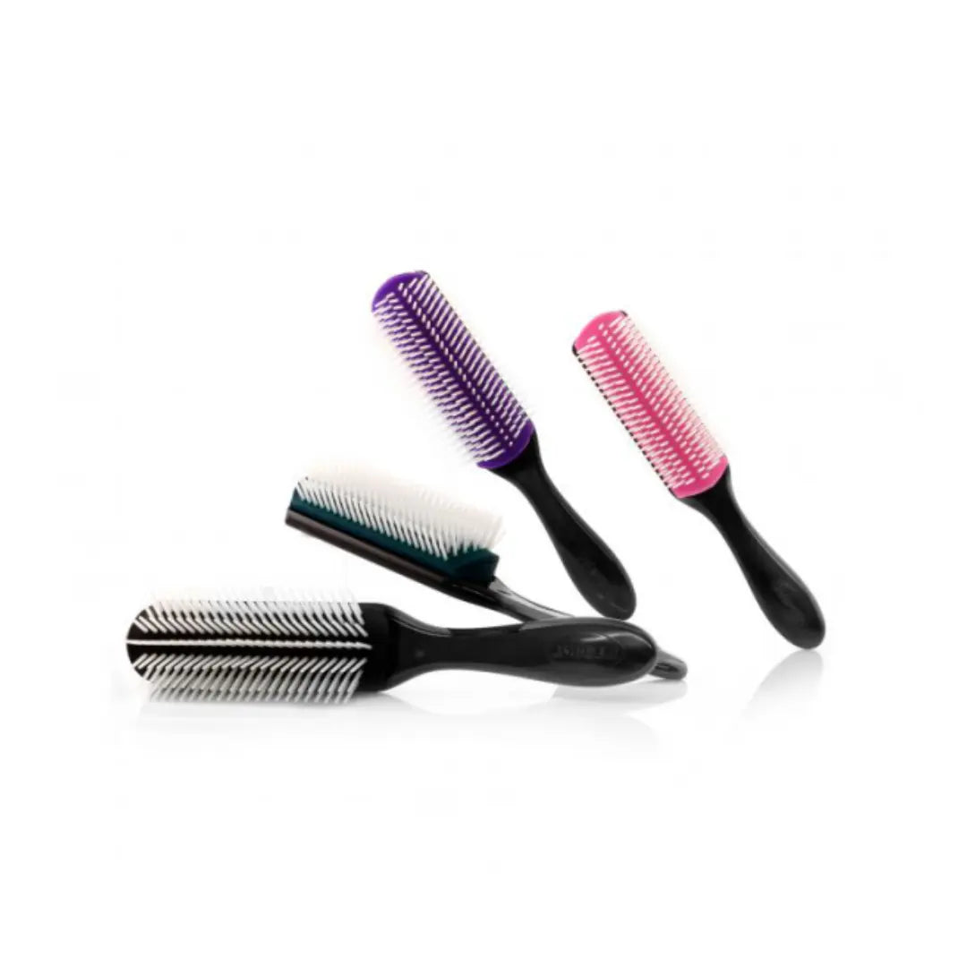 JORGEN SPAZZOLA IN SILICONE 9 FILE BROWN-PINK-PURPLE  C658.