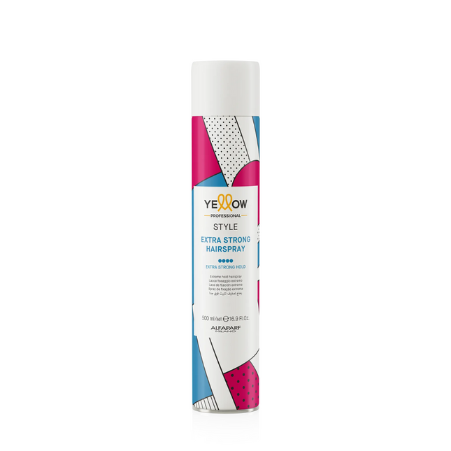 ALFAPARF YELLOW STYLE EXTRA STRONG HAIRSPRAY 500ML Sicula Cosmetics SRL