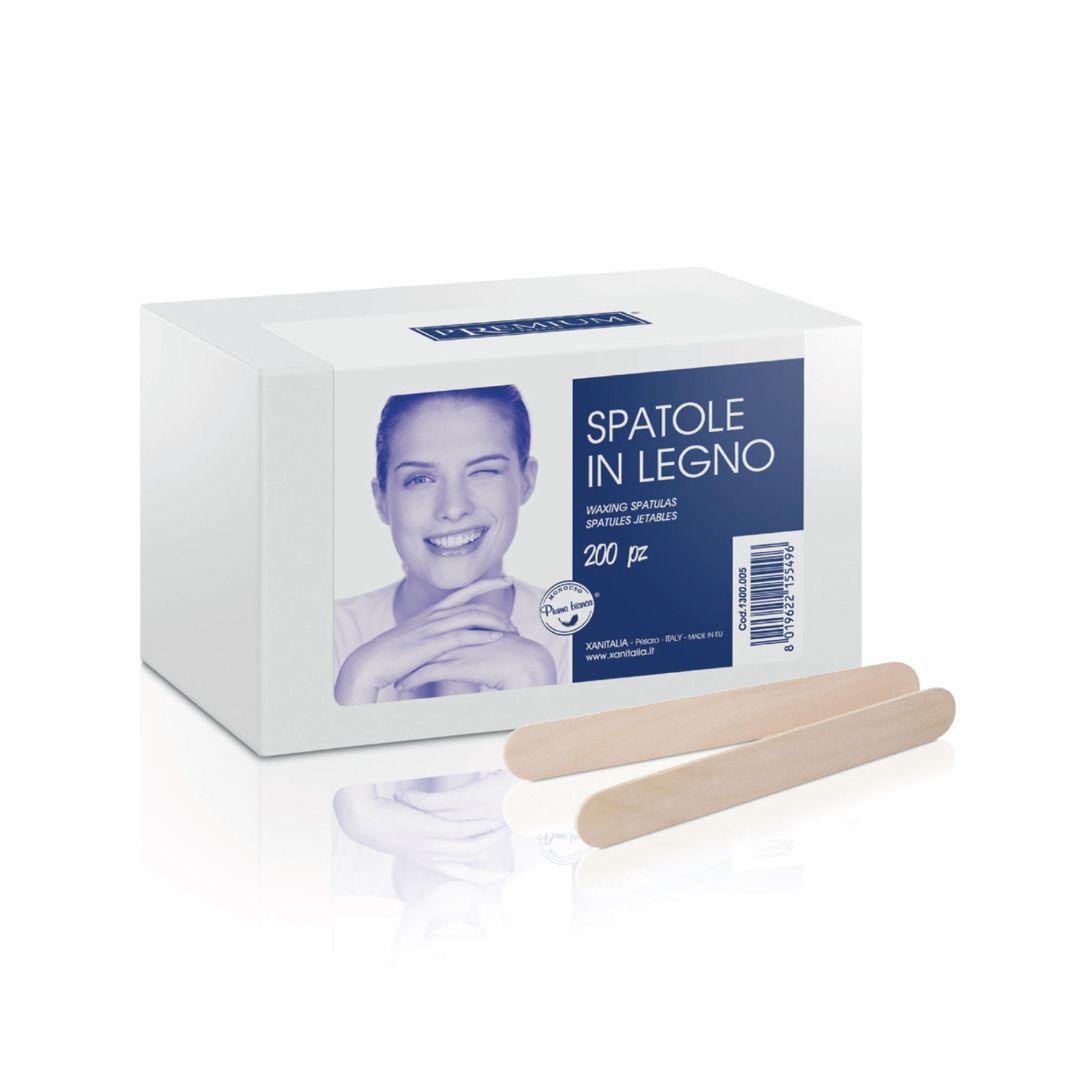 XANITALIA SPATOLA IN LEGNO 200PZ      1300.005 Sicula Cosmetics SRL