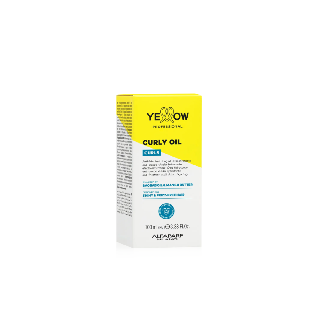 ALFAPARF YELLOW CURLY OIL 100ML Sicula Cosmetics SRL