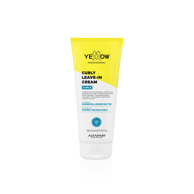 ALFAPARF YELLOW CURLY LEAVE IN CREMA 200ML Sicula Cosmetics SRL