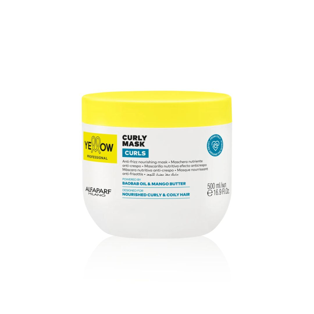 ALFAPARF YELLOW CURLY MASK 300ML Sicula Cosmetics SRL