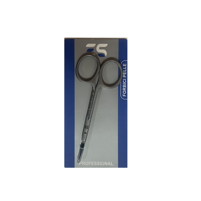 FORBICINA PELLE CURVA INOX ES457 Sicula Cosmetics SRL