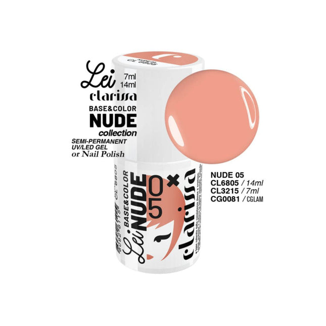 CLARISSA SMALTO SEMIPERMANENTE LEI NUDE 05 7ML     LEI3215 Sicula Cosmetics SRL
