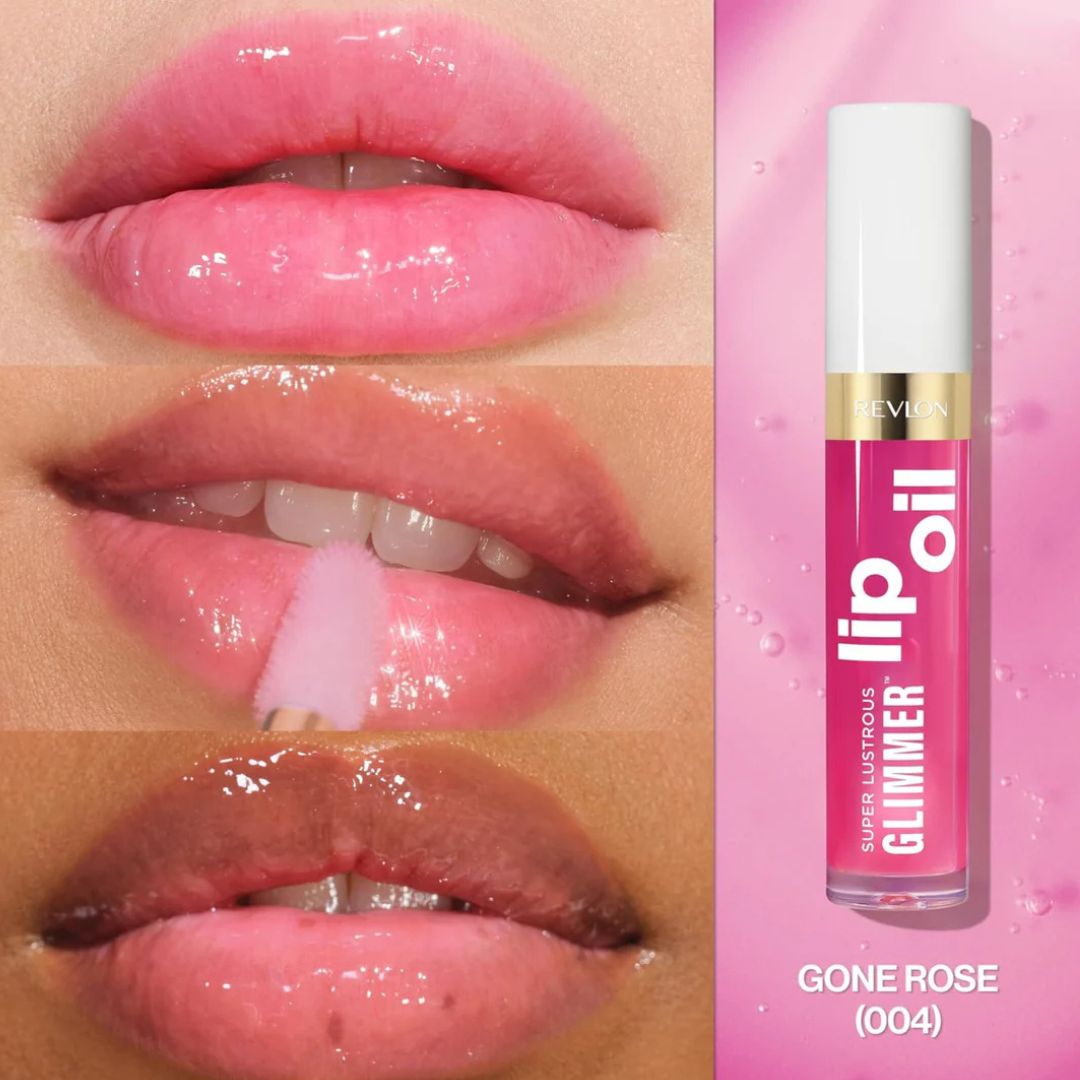 REVLON SUPER LUSTROUS GLIMMER LIP OIL GONE ROSE Sicula Cosmetics SRL
