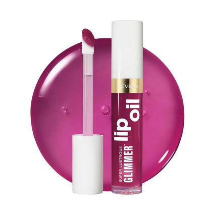 REVLON SUPER LUSTROUS GLIMMER LIP OIL PLUM POP Sicula Cosmetics SRL